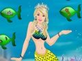 Jogo Vestir Barbie Sereia  online