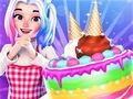 Jogo Bonecas fofas cozinhando bolos  online