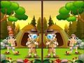Jogo Spot 5 Diferenças Acampamento  online