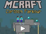 Jogo Mraft Cartoon Parkour online
