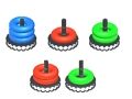 Jogo Classifique o jogo de argola colorido de pilha online