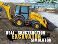 Jogo Simulador de escavadeira de construção real  online