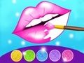 Jogo Jogo de colorir lábios brilhantes  online