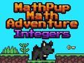 Jogo Números inteiros de aventura matemática MathPup  online