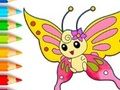 Jogo Livro de Colorir: Borboleta  online