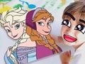 Jogo Livro de Colorir: Frozen  online