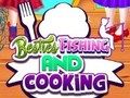Jogo Besties pescando e cozinhando  online