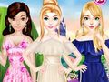 Jogo Vestido ombro a ombro da moda  online