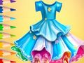 Jogo Livro de Colorir: Vestido  online