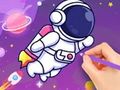 Jogo Livro de Colorir: Astronauta  online