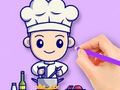 Jogo Livro de Colorir: Chef  online