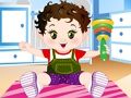 Jogo Lindo vestido de bebê  online