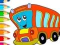 Jogo Livro de Colorir: Ônibus  online