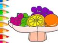 Jogo Livro de Colorir: Frutas  online