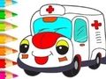 Jogo Livro de Colorir: Ambulância  online