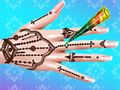 Jogo Salão de tatuagem de hena da Barbie  online