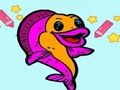 Jogo Peixe Dourado Fácil de Pintar  online