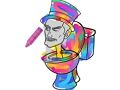 Jogo Coloração Skibidi  online