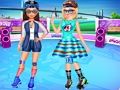 Jogo Prática de patinação BFF  online