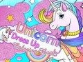 Jogo Livro para Colorir de Vestir Unicórnio  online