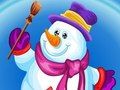 Jogo Vestir boneco de neve  online