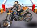 Jogo Jogo de moto de acrobacias de mega rampa  online