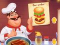Jogo Mania de Cozinhar Hambúrguer  online