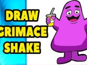 Jogo Grimace Shake: desenhar e apagar  online