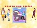 Jogo Pose para esconder o quebra-cabeça  online