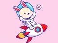 Jogo Livro para colorir: Coelho Astronauta  online