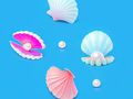 Jogo Livro para colorir: conchas  online
