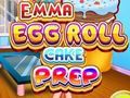 Jogo Preparação de bolo de rolinho de ovo Emma  online