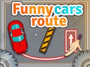 Jogo Rota de carros engraçados  online