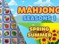Jogo Temporadas de Mahjong 1 Primavera Verão  online