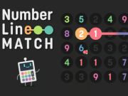 Jogo Correspondência de linha numérica  online