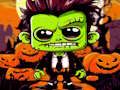 Jogo Quebra-cabeça de Halloween de Franky e Vampiro online Jogo Quebra-cabeça de Halloween de Franky e Vampiro online