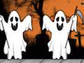 Jogo Encontre o crânio fantasma de Halloween  online