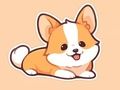 Jogo Livro para colorir: Corgi  online
