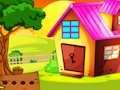 Jogo Casa com telhado de telhas Gold Treasure Escape  online