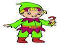 Jogo Jogo de colorir duendes de Natal  online