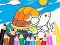 Jogo Livro para colorir: tartaruga ensolarada  online