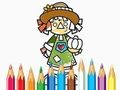 Jogo Livro para colorir: Espantalho  online