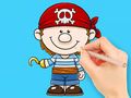 Jogo Livro para colorir: Pirata  online