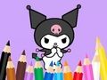 Jogo Livro para colorir: Kuromi carrega bolsa  online