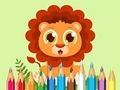 Jogo Livro para colorir: bebê leão  online