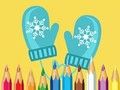 Jogo Livro para colorir: roupas fofas de inverno  online