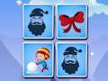 Jogo Memória de cartas embaralhadas de inverno  online