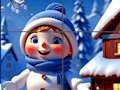 Jogo Feliz quebra-cabeça do boneco de neve  online