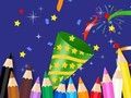 Jogo Livro para colorir: Feliz Ano Novo  online