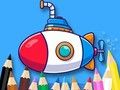 Jogo Livro para Colorir: Submarino  online